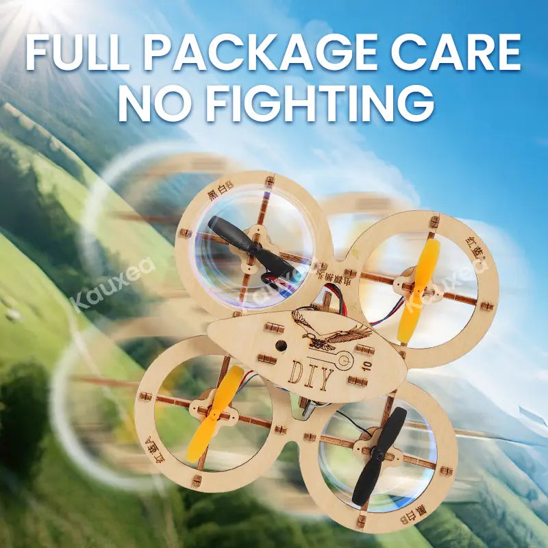 Beginner RC Training Toy Set – Pre-Tested Stunt Flip DIY Wooden Assembly Kit