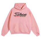 Unisex Athletic Golf Hooded Jumper - Slim Fit Casual Sporty Outerwear