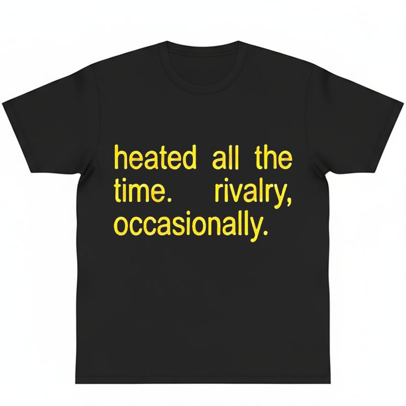 Heated rivalry cotton merch funny good graphic Shirt Heated Rivalry Hockey Shane Hollander Ilya Rozanov y2k fashion Streetwear fan Top Trending Lover Gift