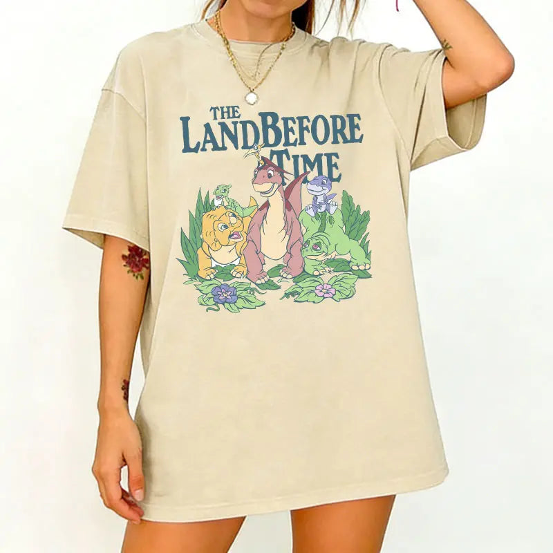 "The Land Before Time" Pastel T-Shirt | Retro 90s Dinosaur Friends Tee
