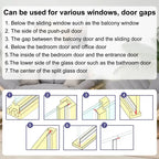 16.4Ft Door Weather Stripping (1.38in Width) – Self-Adhesive Insulation Draft Stopper Seal Strip