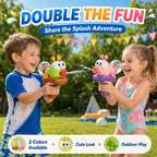 Electric Water Blaster Toy for Kids, Summer Water Blaster Pool Toy with Cute Animal Design, One-Touch Spray Splash Toy for Beach Backyard Outdoor Play Boys Girls