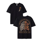 "Find Someone Who Grows Flowers" 230g Heavyweight Ribbed Streetwear Tee