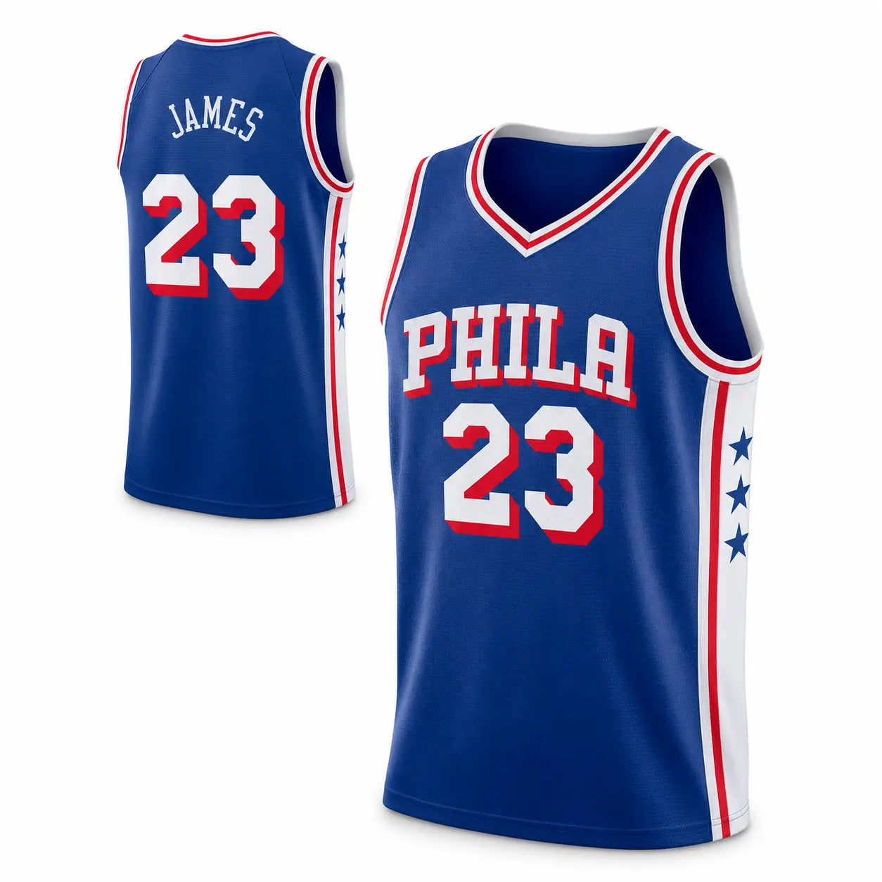 Unisex Basketball #23 James Swingman Jersey – Icon Edition Royal Team Apparel