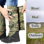 Adjustable Snake-Resistant Leg Gaiters – Durable Protective Gear for Hunting & Hiking