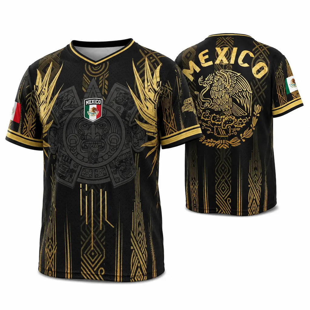 2026 Mexico Aztec Soccer Jersey – Performance Football Fan Apparel & Game Day Tee