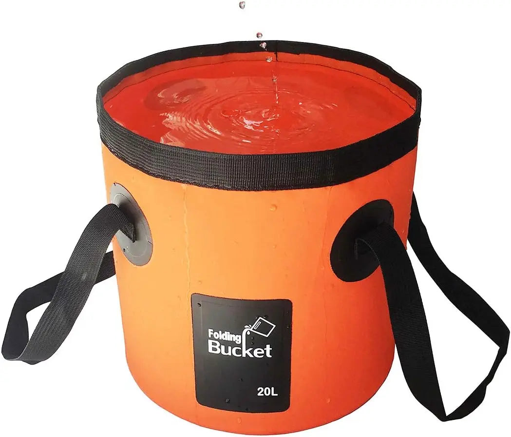 20L Portable Collapsible Water Bucket – Heavy-Duty PVC Water Container with Handle