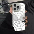 Classic Cool Grid Pattern IMD Laser Phone Case - Military Grade Anti-Drop Shell for iPhone
