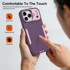 iPhone Military-Grade Heavy Duty Case with Camera Kickstand & Rugged Protection