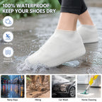 Waterproof Thickened Stretch Shoe Covers – Anti-Slip Wear-Resistant Overshoes for Rainy Days