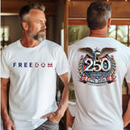 USA 250th Anniversary 1776–2026 Patriotic Graphic T-Shirt