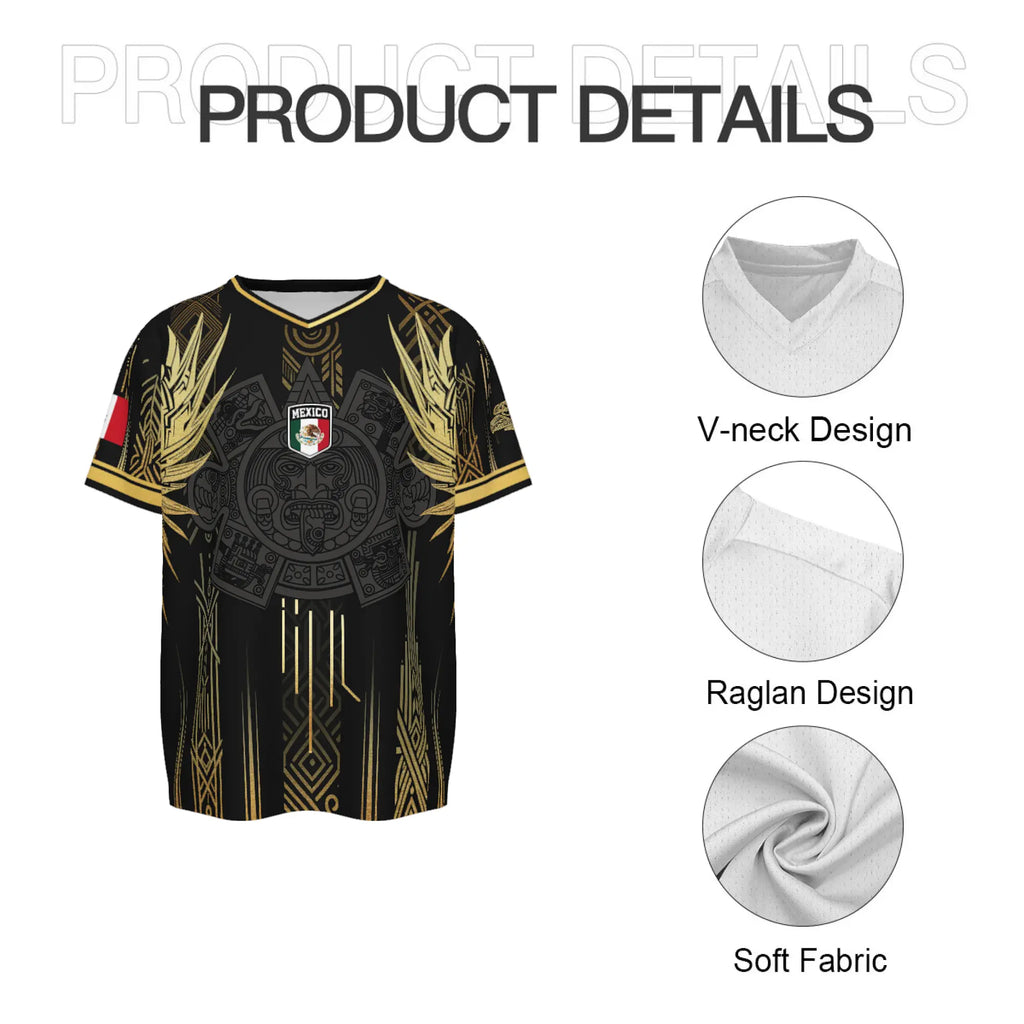 2026 Mexico Aztec Warrior Graphic Soccer Jersey