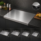Stainless Steel Chopping Board – Non-Slip Heavy Duty Kitchen Cutting Board