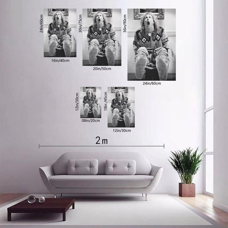 Funny Bathroom Decor, Bathroom Art Movie Poster Print, Dumb Movie Wall Art, Funny Wall Decor, Vintage Black & White Poster, Gift for Him