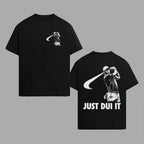 "Just DUI It" Tiger Woods Mugshot Tee | Funny Golf Sarcastic Shirt