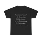 Yes i am a chud T-Shirt | Chud Acronym Meme Unisex Cotton Tee