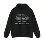Men’s Comfortable Cotton T-Shirt Featuring Circus Monkeys Saying