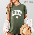 Cute Shamrock Shirt, Happy St Patricks Day Shirt, St Pattys Day Outfit, Lucky Outfit